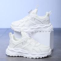 Zapatillas De Deporte Para Niños Cuero Malla Transpirable Cómodas Para Caminar Y Correr Al Aire Libre Zapatos Casuales Unisex Tallas Para Edades 7-13 - details 11