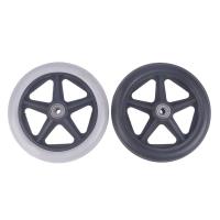 Rueda De Sustitución Para Wheelchair De 6 Pulgadas Rueda De Caña Trasera De Coche Rígida Y Flexible Suave Y Duradera Para Silla De Ruedas - details 5