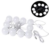 14 bulbos LED Dimmable, Espejo cosmético del maquillaje grande con la carga por USB (only bulbos) bulbos del espejo de vanidad de 70X55 Cmhollywood Con La Luz de 3 colores - details 4