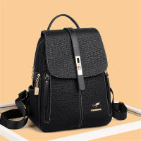 Mochila De Cuero De Alta Calidad Para Mujer Bolsa De Viaje Con Gran Capacidad Bolsa Escolar Estilo De Moda Mochilas Para Damas - details 3