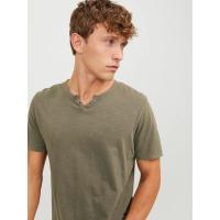 Camiseta con botones hombre Jack & Jones 12164972 manga corta color verde - details 2