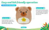 Muñeco De Peluche Unicornio Proyector 28cm Con Luz LED Suave Y Cálido Regalo Para Niñas Y Niños Animales De Peluche Para Decoración Del Hogar - details 8