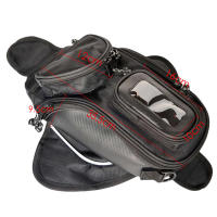 Mochila Multifuncional Para Motocicleta Almacenamiento De Combustible Y Bolsa Lateral Accesorios Esenciales Para Viajes Con Pantalla De Teléfono/GPS - details 5