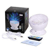 Luz Nocturna Decorativa Para Niños LED Proyector De Oceano Con Control Remoto Y Reproductor De Música Regalo Ideal - details 10