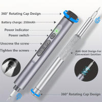 Juego De Destornilladores Eléctricos De Precisión 124 En 1 Multifuncional Con Bits Magnéticos Phillips Y Torx Para Teléfonos Móviles Y Portátiles - details 1