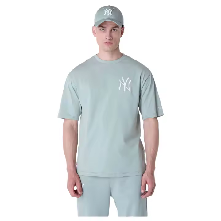 Camiseta de Manga Corta New Era New York Yankees para hombre en color verde - 1