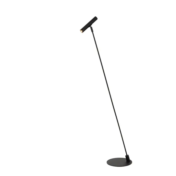 Lucide ALEC - Lámpara de suelo - LED - G9 - 1x3W 2700K - Incluye anillos intercambiables - Negro - 1