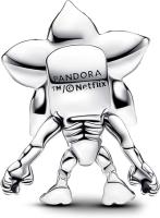 PANDORA Stranger Things- Colgante móvil de plata de ley con circonitas, compatible con pulseras Moments, Rot, Plata de ley, Circonita cúbica，Incluye Caja Original - details 0