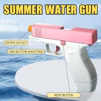 Pistola De Agua Automática Para El Verano Juguete De Playa Para Niños Y Adultos Sin Electricidad Alta Presión Disparo Rápido - details 6