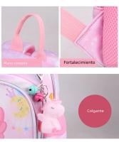 Nueva Mochila De Princesa Unicornio Para Niñas En Rosa De Dibujos Animados Bolsa Escolar De Niños Mochila Infantil Escolar Material De Nylon - details 10