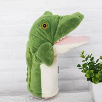 Puppets De Peluche De Cocodrilo Para Niños Juguetes Suaves Y Divertidos Para Juegos De Pretendimiento Regalo Para Niños Tamaño 28CM - details 2