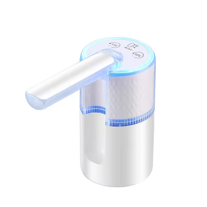 Dispensador De Agua Eléctrico Recargable Pum De Botella De Agua Con Función De Frío Despensador De Galletas Dobladable Para Escritorio - 1