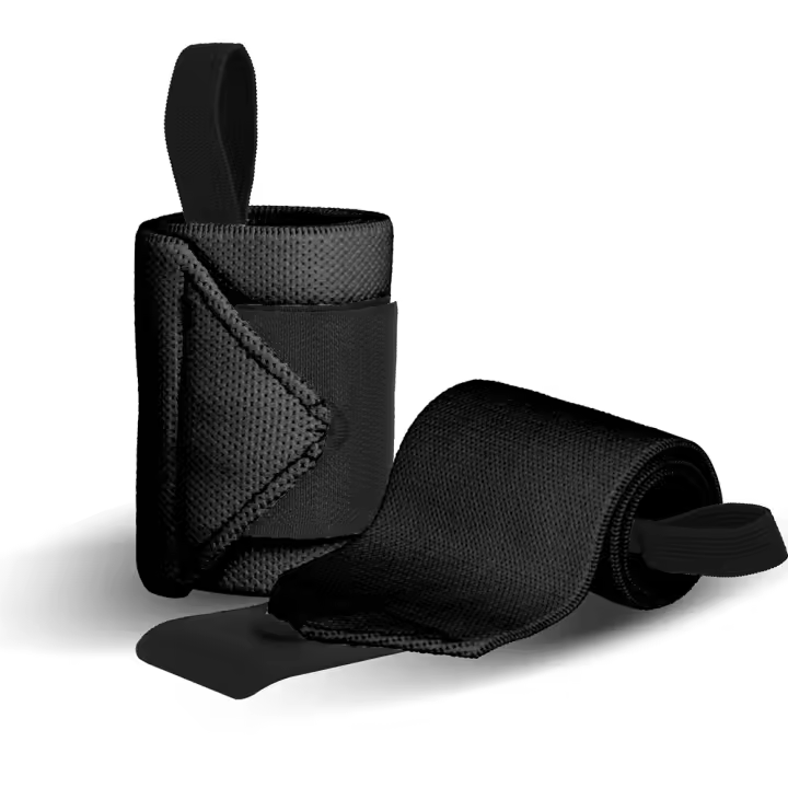 MKAS 1 Par De Soporte Para Muñeca Para Levantamiento De Pesas Y Entrenamiento En Gimnasio Brazaletes De Crossfit Y Powerlifting Para Adultos - 1