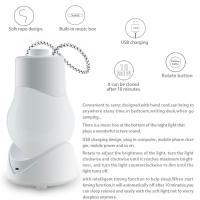 Lampara de mesa Led estilo vintage con caja de musica para bebé, lámpara de  LED portátil con luz blanca cálida diversión, lámpara de decoración de escritorio para dormitorio, Don Feliz - details 5