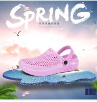 Zapatillas De Taconete Bajo Para Hombre Sandalias De Cierre Inyectado EVA Zapatos De Jardín Y Playa Para Verano Couplet - details 2