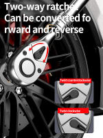 Llave De Eje Ratcheteable Retráctil Y Extensible De 72 Dientes Con Solapa Reversible Y De Lanzamiento Rápido Para 1/4'' 3/8'' 1/2'' Drive - details 3