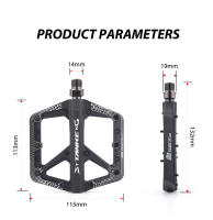Pedal De Bicicleta MTB TANKE De Nylon Antideslizante Con DU+1 Espiga Universal Para Ciclismo Off-Road Accesorios De BMX Plataforma - details 1