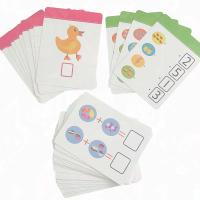 Juego Educativo Montessori De 36 Tarjetas Para Niños Para Aprender Números Leitura Escritura Matemáticas Temas De Animal Transporte Fantasía Deportes Música - details 6