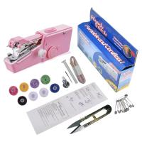 Mini Máquina De Coser Portátil Eléctrica Para Manualidades Y Reparaciones En Ropa Kit De Accesorios Incluido Para Tejidos - details 9