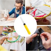 Enhebradores de aguja LED, enhebradores de aguja de bucle de alambre de plástico iluminado, herramienta de costura de Máquina manual portátil de bricolaje (2 paquetes) - details 4