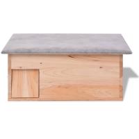 vidaXL Casa para erizos de madera 45x33x22 cm - details 1