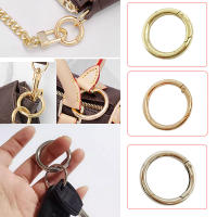Anillo De Puerta Primavera Con Cierre De Resorte Para Llavero Y Bolsos Accesorio De Correa De Cuero Partes Para Colgante Y Hebilla Unisex Material Poliéster - details 0