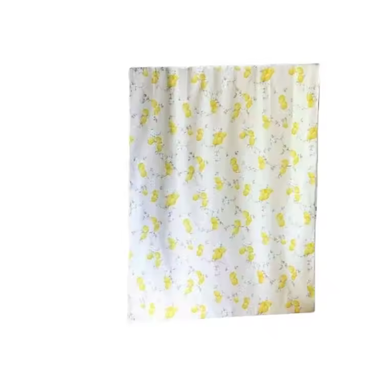 Cortina de cocina con diseño estampadea de limones.1 panel. - 1