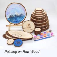Círculos De Madera De Pino Natural No Terminados 3-16CM Para Manualidades DIY Bodas Y Fiestas Pintura Y Decoración - details 9