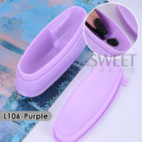 Caja De Almacenamiento Para Uñas Con Brillo Y Lentejuelas Portátil Herramienta Reciclable Para Polvo De Dips Con Tapa Color Rosa/Purple/Azul/Morado - details 10