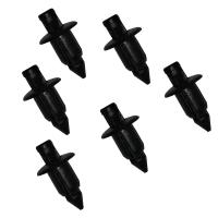 10/50Pcs Clip De Rivetado Negro 6mm Para Panel De Carrocería Y Trim De Motocicleta Accesorios Para Honda Auto Fijador Y Clip - details 0