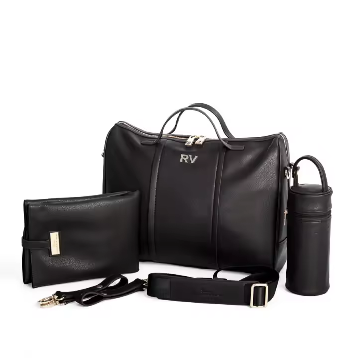 BOLSO MAMA CAMBIADOR PARA CARRITO   SHOM BY ROBERTO VERINO NEGRO - 1