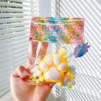 Juguete De Alivio De Estrés En Forma De Pata De Gato Suave Y Adhesivo Juguete De Alivio De Presión Para Relajación Cute Squeeze Toy Para Adultos Y Niños - details 0
