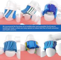 Cabezales De Repuesto Para Broca Cruzada EB25 EB50 8/16pcs Compatible Con Oral B D12 D16 D100 3757 3709 Pro3 Pro1Max Cepillo De Dientes Eléctrico Para Adultos - details 3