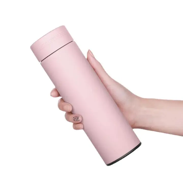 Termo De Acero Inoxidable 500ML Con Mostrador De Temperatura Botella Aislada Al Vacío Para Exteriores Regalo Para El Día Del Padre - 1