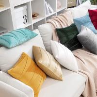 Juego De 2 Fundas Para Cojines Verdes Decorativas Suaves Y Sólidas De Velours Para Sofá Y Dormitorio Cuidado Del Ambiente: Sin Químicos Origen: China Continental Estilo Americano Poliéster 100% Lavable Y Desmontable - details 9