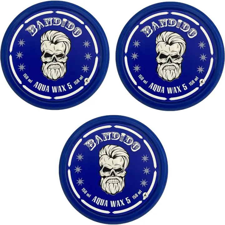 BANDIDO AQUA 5 WAX BLUE 150ML. MAXIMUM HOLD 3 UNIDADES - 1
