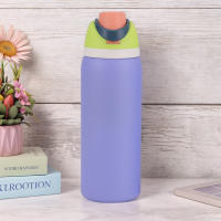 Termo Doble Capa De Acero Inoxidable 24/32oz Con Manija Termo Aislado Espacial Kettle Taza Deportiva Botella De Agua Tumbler - details 8