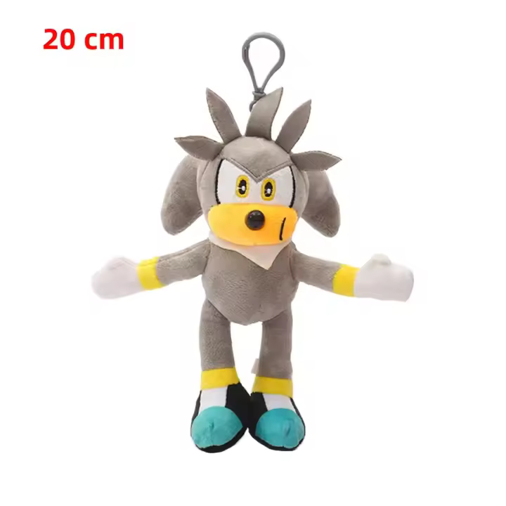 Muñeco De Peluche Sonic 20-25cm Dibujito Animado Erizo Amy Rose Con Cola De Mano Suave Regalo De Cumpleaños Para Niños Y Niñas - 1