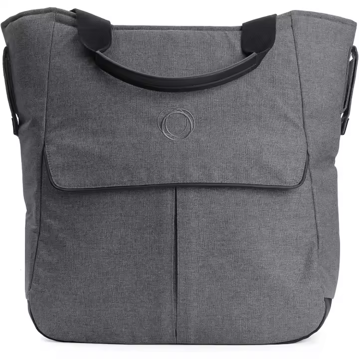 Bolso para cochecito de bebe BUGABOO MAMMOTH - Color GRIS MELANGE - Material de alta calidad - Compatible con el Bugaboo Fox, Cameleon 3, Cameleon 3 plus y Bugaboo Buffalo - ORIGINAL - 1