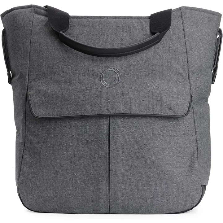 Bolso para cochecito de bebe BUGABOO MAMMOTH - Color GRIS MELANGE - Material de alta calidad - Compatible con el Bugaboo Fox, Cameleon 3, Cameleon 3 plus y Bugaboo Buffalo - ORIGINAL - 1