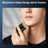 Afeitadora Eléctrica Para Hombres Recargable Por Tipo-C Mini Portátil Inteligente Para Viajes De Negocios Cuchilla De Acero Inoxidable - details 3
