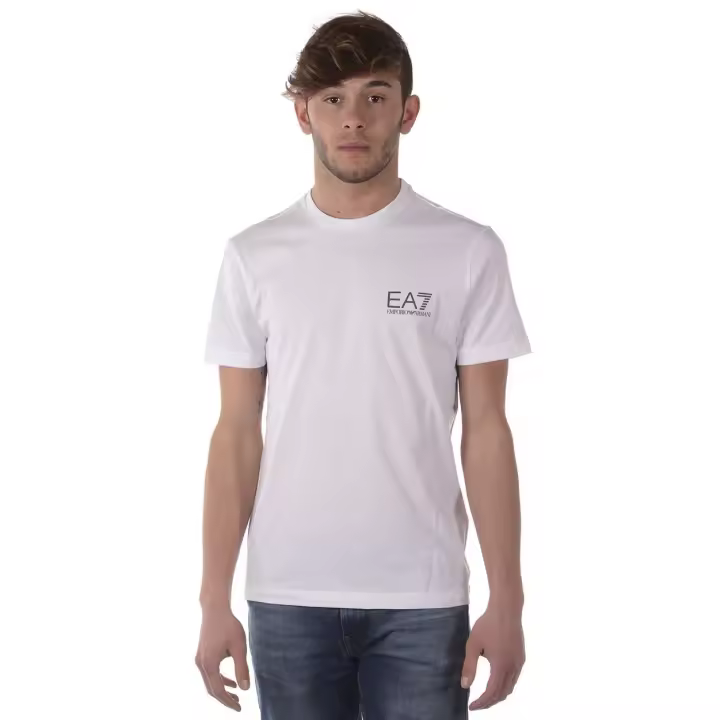 Emporio Armani EA7 Camiseta Algodón Hombre Blanco 3 ZPT51PJ30Z 1100 - 1