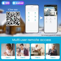 Cámara De Seguridad IP iCSee Wireless CCTV 5MP Exterior WiFi Monitoreo De Bebé Smart Home Video Surveillance Cámara IP Con Detección De Movimiento - details 7