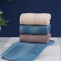 Toalla De Rostro De Algodón Puro 2-Pack Con Alambre Dorado Secado Rápido Y Absorbente Acolchado Toalla Rectangular De 35x75cm - details 7