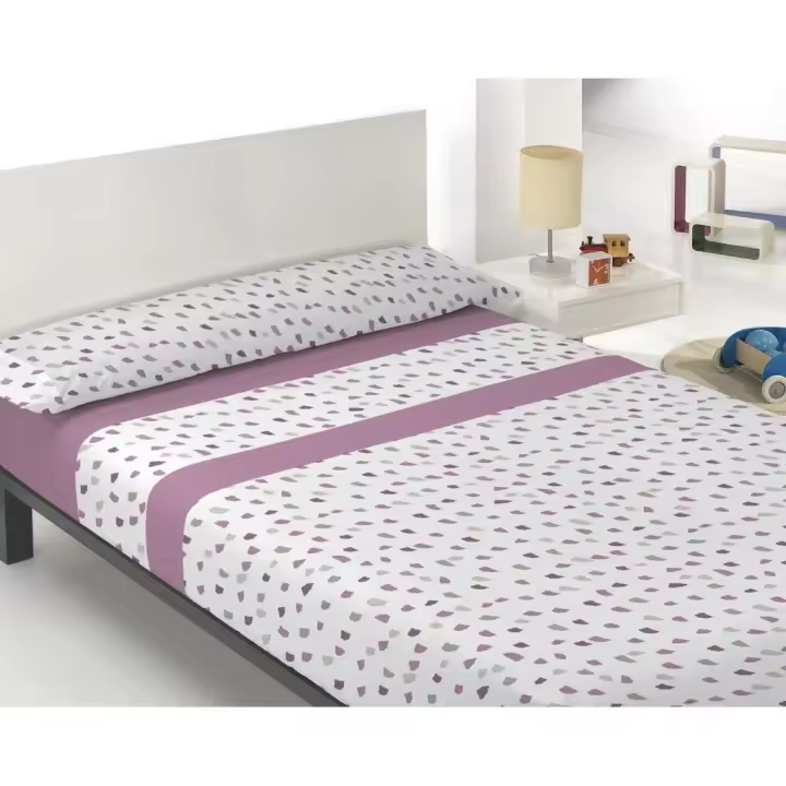 Juego de Sábanas de Microfibra Sarim Lila, Innova Home - 1