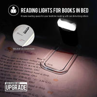 Lámpara De Lectura LED Recargable Por USB Con Clip Luz De Lectura Portátil Para Ojos Cuidado Nivel De Brillo Ajustable Marca Amber - details 4