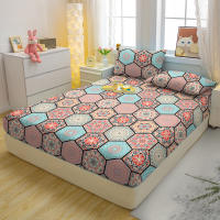 Juego De Sábanas Modernas Bohemio Mate 3 Piezas Cubierta De Cama Impresión Estilo Minimalista Poliéster 100% Quilted - details 4