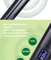 Micrófono De Mano Para KTV Con Tarjeta De Sonido Inalámbrico 2.4G Recargable Para Transmisión En Vivo Y Canto En Familia - details 2
