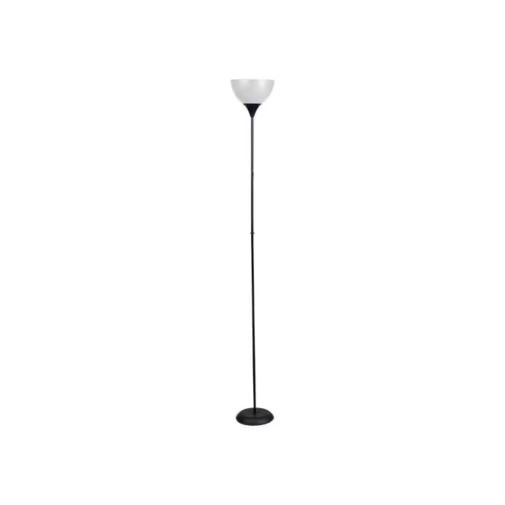 Lampara de pie negra Adelbert 185 cm /Lampara de diseño - 1