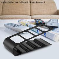 Remote Control Holder, Eco-Friendly Remote Control Organiser Storage Rack Organiser for VCR DVD TVs to Keep Tidy (Black) - details 4